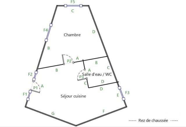 Appartement F2 à louer - 2 pièces - 33.92 m2 - SETE - 34 - LANGUEDOC-ROUSSILLON - Century 21 Agence Des Halles